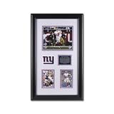 New York Giants Super Bowl XLII Champions Framed Display Piece with 8x10 and Two 4x6 Photographs with Team Patch