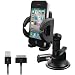 New-ILUV ICC795BLK WINDSHIELD MOUNT KIT WITH IPHONE(R) CABLE - ILVICC795B
