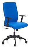 HJH Office/Buerostuhl24 657322 Bürostuhl / Chefsessel FOCUS 30, blau