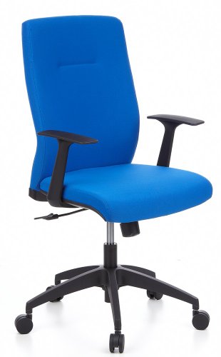 HJH Office/Buerostuhl24 657322 Bürostuhl / Chefsessel FOCUS 30, blau