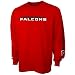 Image of Atlanta Falcons Red Flea Flicker Long Sleeve T-shirt
