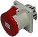 Walther Electric Pin and Sleeve Receptacle 460419 Female 63A 4P 230V 9h IP44 - Safe, Reliable for Installations of All Kinds: Welding, Motor Gen-Sets, Compressors - IEC 460R7