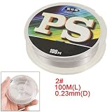 Como 12 LB 5.4Kg 0.23mm Nylon Fishing Line Cord Spool 100M