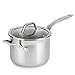 Calphalon 1833940 AccuCore Stainless Steel Sauce Pan with Cover, 4-Quart