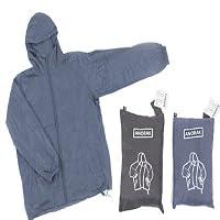 Childrens Packaway Rain Mac Ages 5-12 available, 2 colours (black or blue)