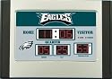 6.5''x9'' Scoreboard Desk Clock- Philadelphia Eagles