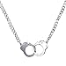 Caine's handcuff Necklace - Silver