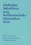 J&uuml;dische Schriften aus  hellenistisch-r&ouml;mischer Zeit (JSHRZ): 1 - Makkab&auml;erbuch: 4 - Klaus Dietrich Schunck