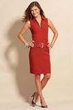 metrostyle Belted Dropwaist Shirtdress