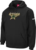 Dallas Stars Reebok Playbook Black Hooded Sweatshirt