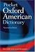 Book Pocket Oxford American Dictionary