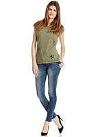 Pepe Jeans London Camiseta Manga Corta Minie (Verde)