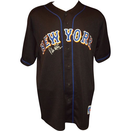 Pedro Martinez Autographed New York Mets Black Jersey