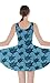 CowCow Womens Aztec Native American Indian Print Paisley Damask Floral Flowers Bohemia Sleeveless Dress, XS-5XL
