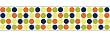 Wall Pops Removable Designs Lots of Dots Blue Stripe