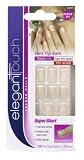 Health & Personal Care : Elegant Touch Super Short Slim Tip Artificial Nails - Bare (PRE-GLUED)