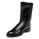 Mens JUSTIN OSTRICH Cowboy Boots Casual Dress BLACK (Size Run 6 - 14 B D E EE) SPR-SUM FAL-WIN by Justin Boots