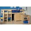Maxi 8 Children's Cabin Bed & Mattress With Desk, Drawers & Bookcase