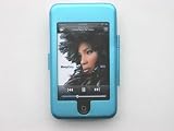 Blue Aluminium Hard Case for iPod Touch with BeltClip