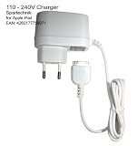 230V Netzteil für Apple iPad, weiss. Ladegerät 110 - 240 Volt für Tablet PC i Pad Steckerlader
