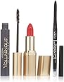 L'Oreal Paris Icons Makeup Kit, with Voluminous Mascara, Infallible Liner and Colour Riche Lip