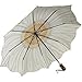 White Daisy Women's Compact Umbrella Auto Button Open Gift