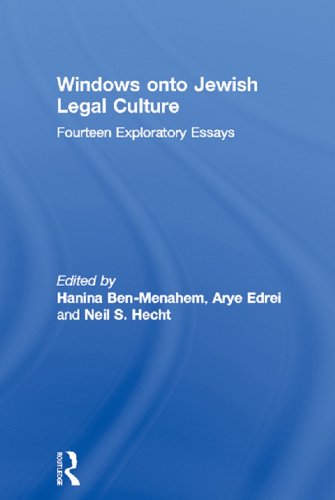 Windows onto Jewish Legal Culture: Fourteen Exploratory Essays (2 V. Set)