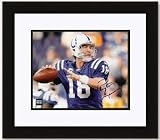 Peyton Manning Autographed Indiannapolis Colts 8x10 Photo - Super Bowl XLII MVP - Custom Framed