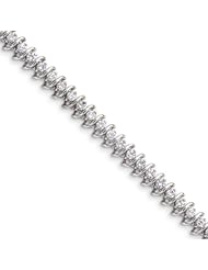 14k White Gold AA Diamond tennis bracelet