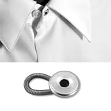 Men's Wonder Button Button Expander by Competition in Silver Metal - One Size