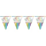 12ft Rainbow Birthday Flag Banner