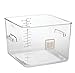 Rubbermaid Commercial Products 1981000 Square Plastic Food Storage Container, Brown Label, 12 quart, Clear
