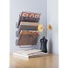 Mesh Wall Mounted Magazine Rack with 3 Pockets