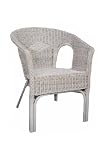 White  Rattan  Chair