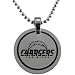 Team Titanium San Diego Chargers Stainless Steel Circle Pendant With Chain Size: One Size
