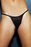 IMAGE OF Allure Lingerie SB AL-2-500, Naughty String Pet Me. O/S Black