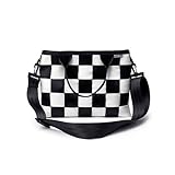 Odds&Ends シートベルトバッグ ミニトートバッグ:Goal / Black x White