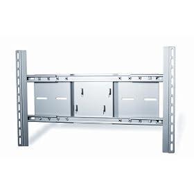 Techlink TWM2 - Wall Bracket For LCD & Plasma TV Up To 63" or 60kg - Super Slim Profile 40mm Screen To Wall - Silver