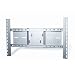 Techlink TWM2 - Wall Bracket For LCD & Plasma TV Up To 63" or 60kg - Super Slim Profile 40mm Screen To Wall - Silver