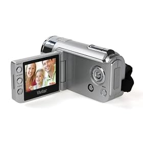 Vivitar DVR528 5.1 Megapixel Digital Video Camcorder - Silver (5.1MP, 2.0'' Screen, 720P HD Recording, 4x Zoom)