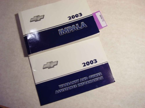 2003 Chevy Chevrolet Impala Owners Manual