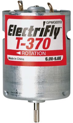 Great Planes T-370 6.0-9.6V Ferrite Motor