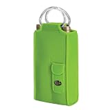 Brunello Two Bottle Wine Tote with Corkscrew - Lime