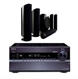 Onkyo TXNR808 3-D Ready A/V Receiver & KEF KHT5005.2 Home Theater Speaker System