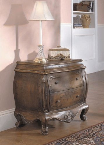 Fairfax Home Furnishings Crackled Bombe Chest