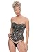  : Satin Dragon Corset Sexy Lingerie Intimate Apparel with Metal Boning and Underwire Cups