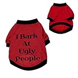 Lowpricenice(TM)Dog Cats Clothes Summer T Shirt Sweatshirt for Pets Puppies Small Large Dogs (S)