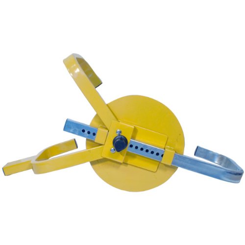 Car, Caravan & Trailer Full Face Wheel Clamp - Safe Cars etc - Yellow.