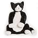 Health & Personal Care : Black & White Tuxedo Cat - Hot Water Bottle (15 tall)