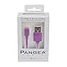Pangea Apple Certified Lightning Cable - 5 Foot - for iPhone 5 (5/5S/5C), iPad Air, iPad Mini with Retina, iPad (4th gen), iPad Mini, iPod Touch (5th gen), and iPod Nano (7th gen) - Purple.
